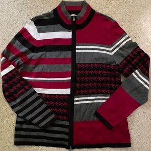 Christopher and Banks Zippered Sweater Woman’s Large